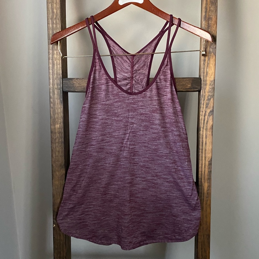 Burgundy Lululemon Tank
